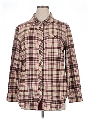 Soft Surroundings Long Sleeve Button-Down Shirt (view 1)
