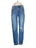 STUDIO BLUE Hearts Blue Jeans Size 26 waist - photo 1