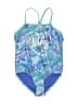 Hurley Camo Blue One Piece Swimsuit Size 5 - 6 - photo 1