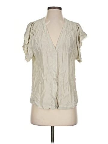 7 For All Mankind Short Sleeve Blouse (view 1)