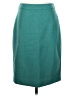 J.Crew 100% Polyester Solid Teal Formal Skirt Size 2 - photo 1