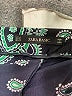 Zara Basic Paisley Teal Casual Pants Size XL - photo 4