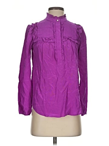 J.Crew Long Sleeve Silk Top (view 1)