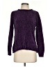 Karen Scott 100% Polyester Tweed Purple Pullover Sweater Size S - photo 1