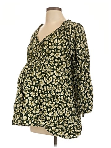 Old Navy - Maternity 3/4 Sleeve Blouse (view 1)
