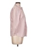 DCC Stripes Pink 3/4 Sleeve Blouse Size L - photo 4