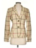Armani Jeans Plaid Ivory Blazer Size 2 - photo 1