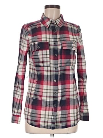 Dolled Up Long Sleeve Button-Down Shirt (view 1)