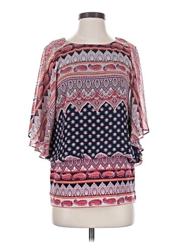 Coco Bianco 3/4 Sleeve Blouse (view 1)