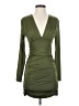 Halife Solid Green Cocktail Dress Size S - photo 1