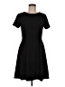 AGB Solid Black Casual Dress Size 6 - photo 1
