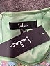Lulus 100% Polyester Metallic Silver Green Casual Skirt Size XS - photo 5