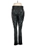 Hue Metallic Black Casual Pants Size L - photo 2