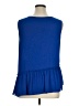 Halogen 100% Polyester Blue Sleeveless Blouse Size XL - photo 2