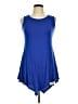 Made By Johnny Blue Sleeveless Top Size M - photo 1