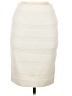 Alaïa Ivory Glitter Pencil Skirt Size M - photo 1