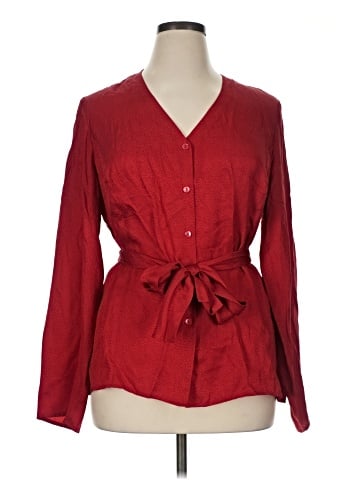 Liz Claiborne Collection Long Sleeve Blouse (view 1)