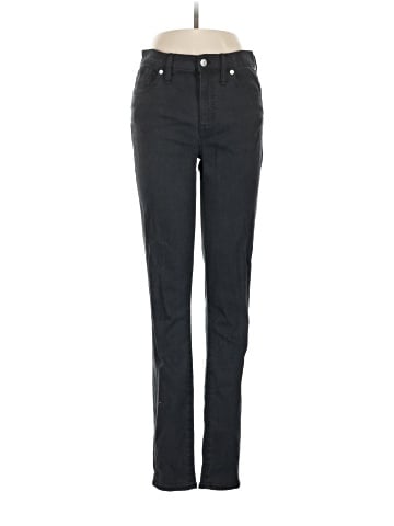 Madewell Taller 9" Mid-Rise Skinny Jeans in Lunar Wash: TENCEL&trade; Denim Edition (view 1)
