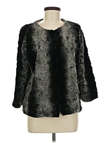NY Collection Faux Fur Jacket (view 1)