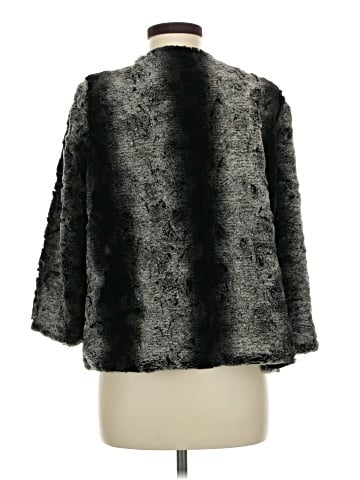NY Collection Faux Fur Jacket (view 2)