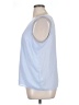Nine West 100% Polyester Blue Sleeveless Blouse Size XL - photo 5