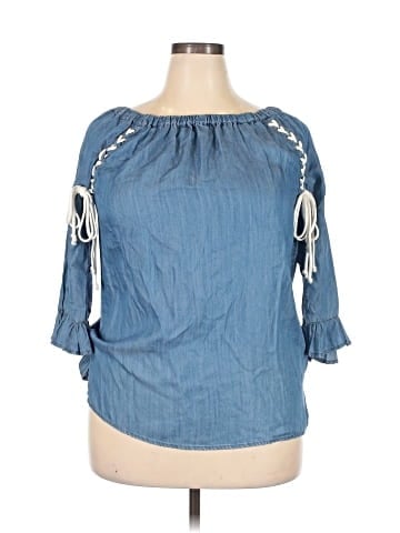 Billy T 3/4 Sleeve Blouse (view 1)