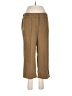 Larry Levine Solid Tan Casual Pants Size 8 - photo 1