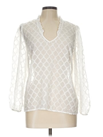 Banana Republic Factory Store Long Sleeve Blouse (view 1)
