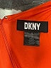 DKNY 100% Polyester Orange Cocktail Dress Size 10 (petite) - photo 7