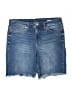 Seven7 Blue Denim Shorts Size 16 - photo 1