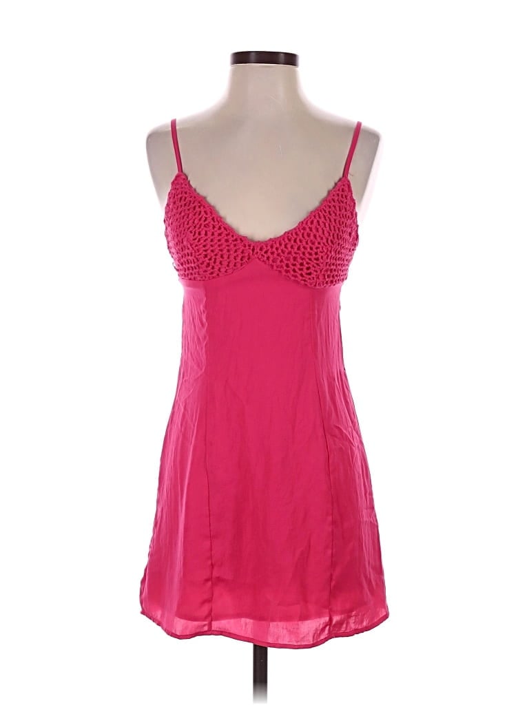 Pre-owned Bershka Cocktail Dress In Pink