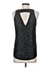 Cooper & Ella 100% Polyester Black Tank Top Size XS (0) - photo 2