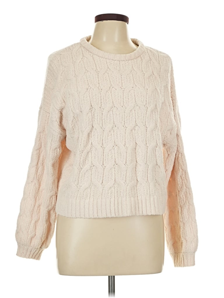 Pre-owned Jessica Simpson Pullover Sweater In Ivory