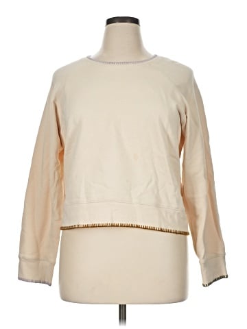Madewell Stitched Shrunken Sweatshirt (view 1)