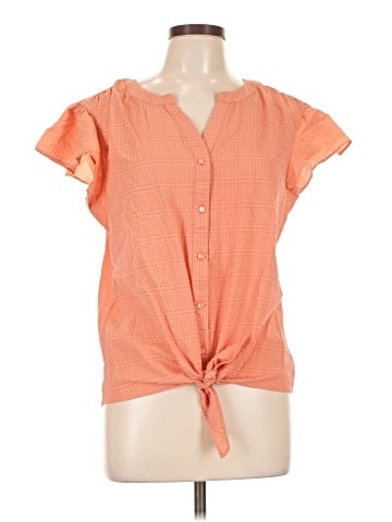 Adrienne Vittadini Short Sleeve Blouse (view 1)