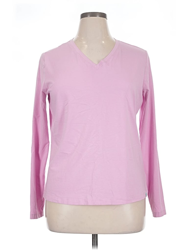 Pre-owned Coolibar Long Sleeve T-shirt In Pink