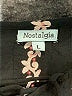 Nostalgia 100% Rayon Black 3/4 Sleeve Blouse Size L - photo 7