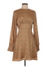Missguided 100% Polyester Brown Casual Dress Size 4 - photo 1