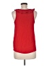 Lily Rain 100% Polyester Red Sleeveless Blouse Size M - photo 2