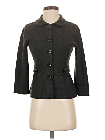 Semantiks 3/4 Sleeve Button-Down Shirt (view 1)