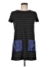 Soprano Stripes Gray Casual Dress Size M - photo 1
