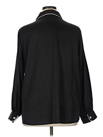 Karl Lagerfeld Paris Long Sleeve Blouse (view 2)