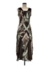 Reba Graphic Brown Casual Dress Size 8 - photo 1