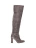 Halogen 100% Leather Gray Boots Size 7 - photo 1