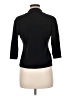 Mixit Black 3/4 Sleeve Button-Down Shirt Size M - photo 2