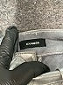 Express 100% Polyester Metallic Silver Casual Pants Size 0 - photo 7