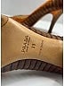 Prada 100% Leather Animal Print Orange Embossed Pumps Size EU 39 - photo 6