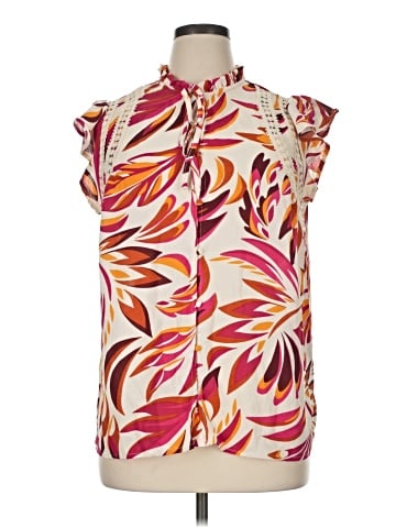 Como Black Short Sleeve Blouse (view 1)