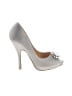 Badgley Mischka Gray Heels Size 9 - photo 1