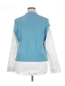 Ann Taylor Color Block Blue Cardigan Size XL - photo 2